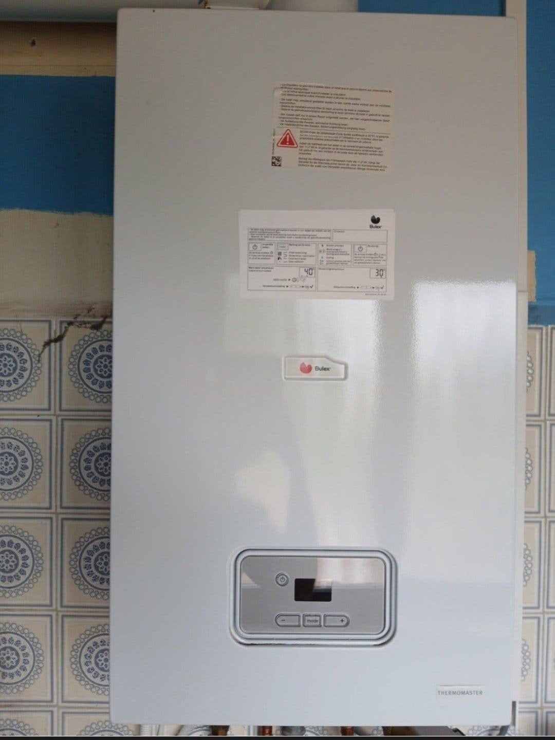 Cv- ketel 18/25 -A Bulex + bijhorende thermostaat, Doe-het-zelf en Bouw, Ophalen, Aardgas, Boiler, Zo goed als nieuw