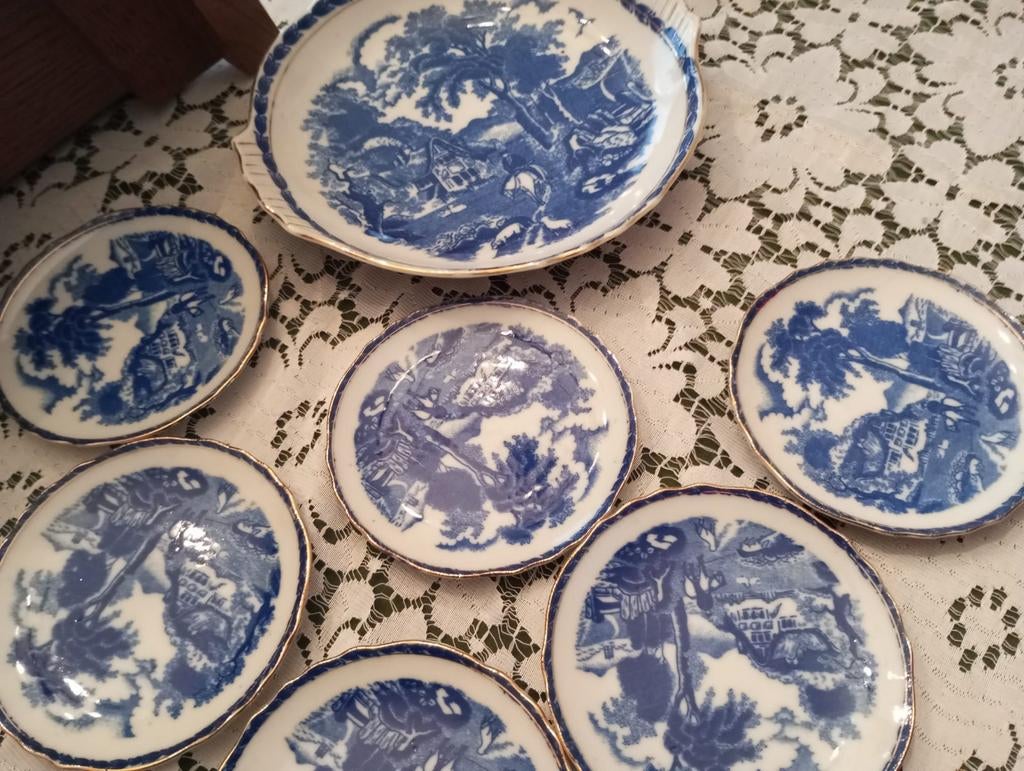Delft schotel set, perfecte staat, 15 euro voor alles, Ophalen of Verzenden