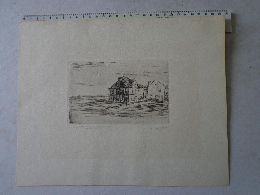 ets Jaak Gorus Laatste huizen Sint-Anneke eerste staat, Ophalen of Verzenden