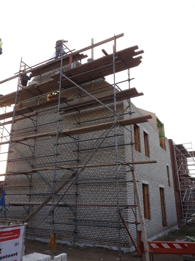 Stelling, Doe-het-zelf en Bouw, Ophalen, Gebruikt, Gevelsteiger, 5 meter of hoger