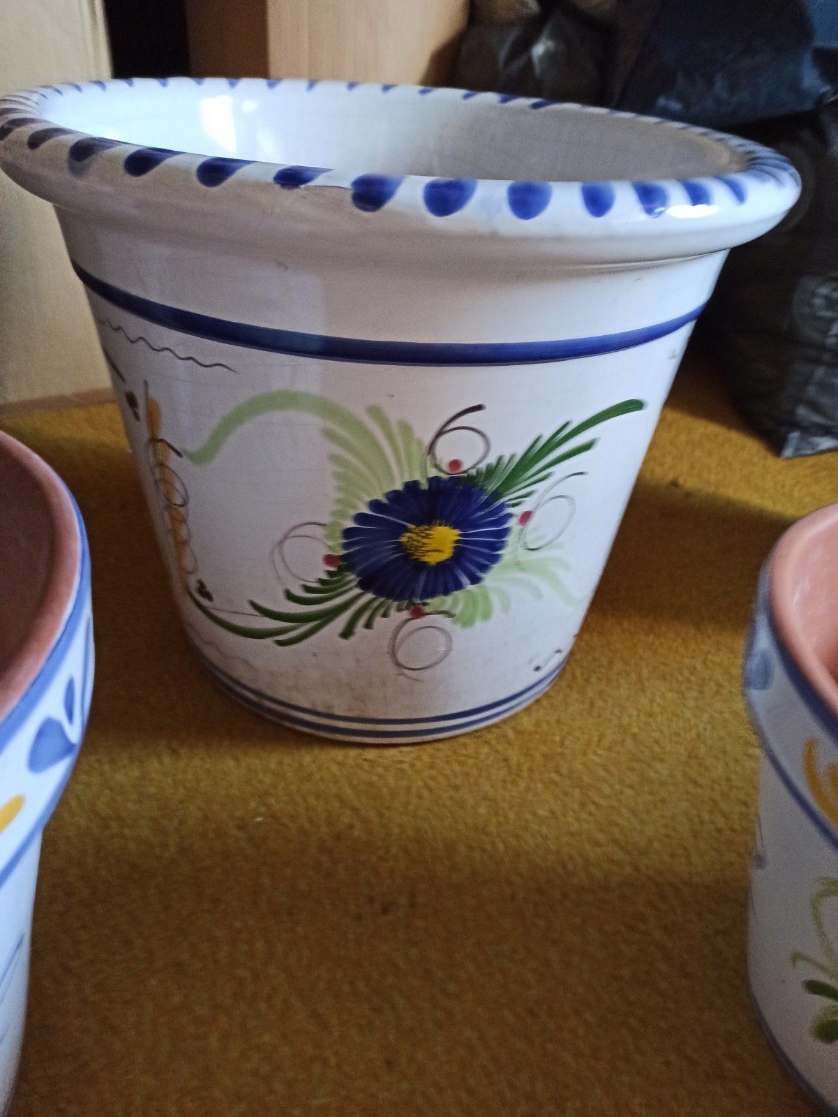 lot de pots de fleurs provençaux, Enlèvement
