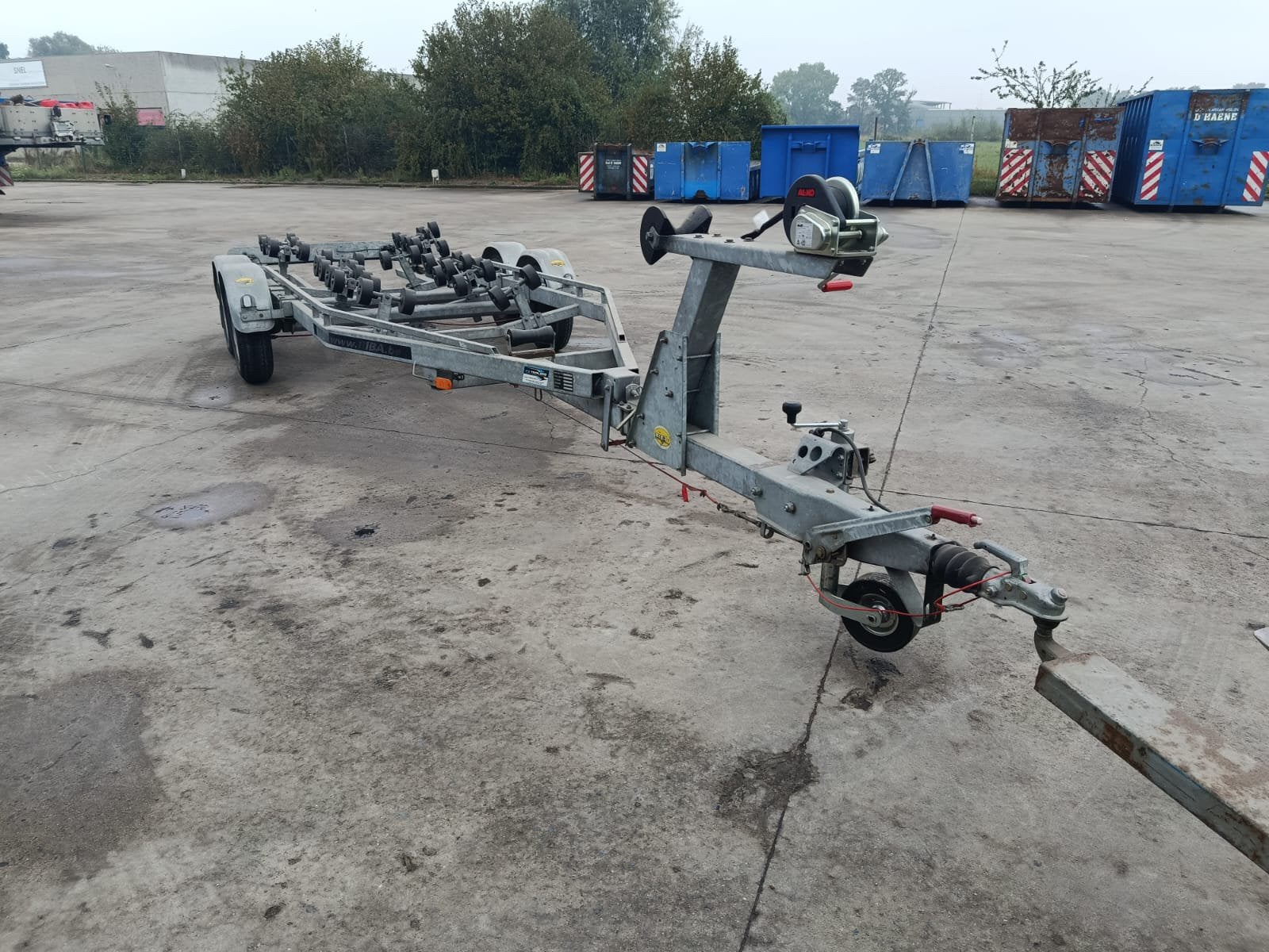 Riba boot trailer, Watersport en Boten, Ophalen, Gebruikt