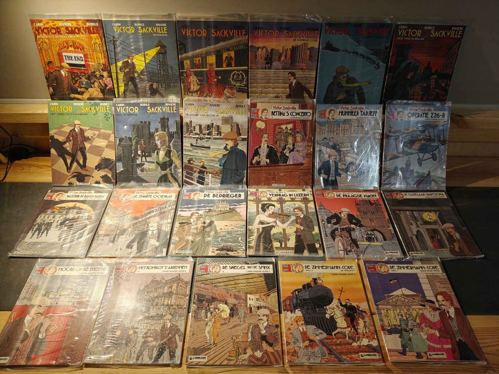 Victor Sackville nr 1-23( volledig), Livres, Enlèvement ou Envoi
