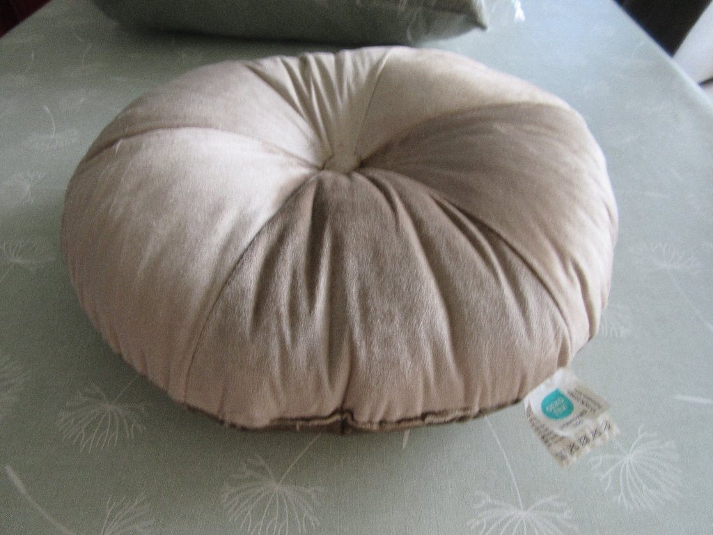 rond kussen (oekotex)dia 35cm nieuw, Huis en Inrichting, Woonaccessoires | Kussens, Ophalen of Verzenden, Nieuw, Rond