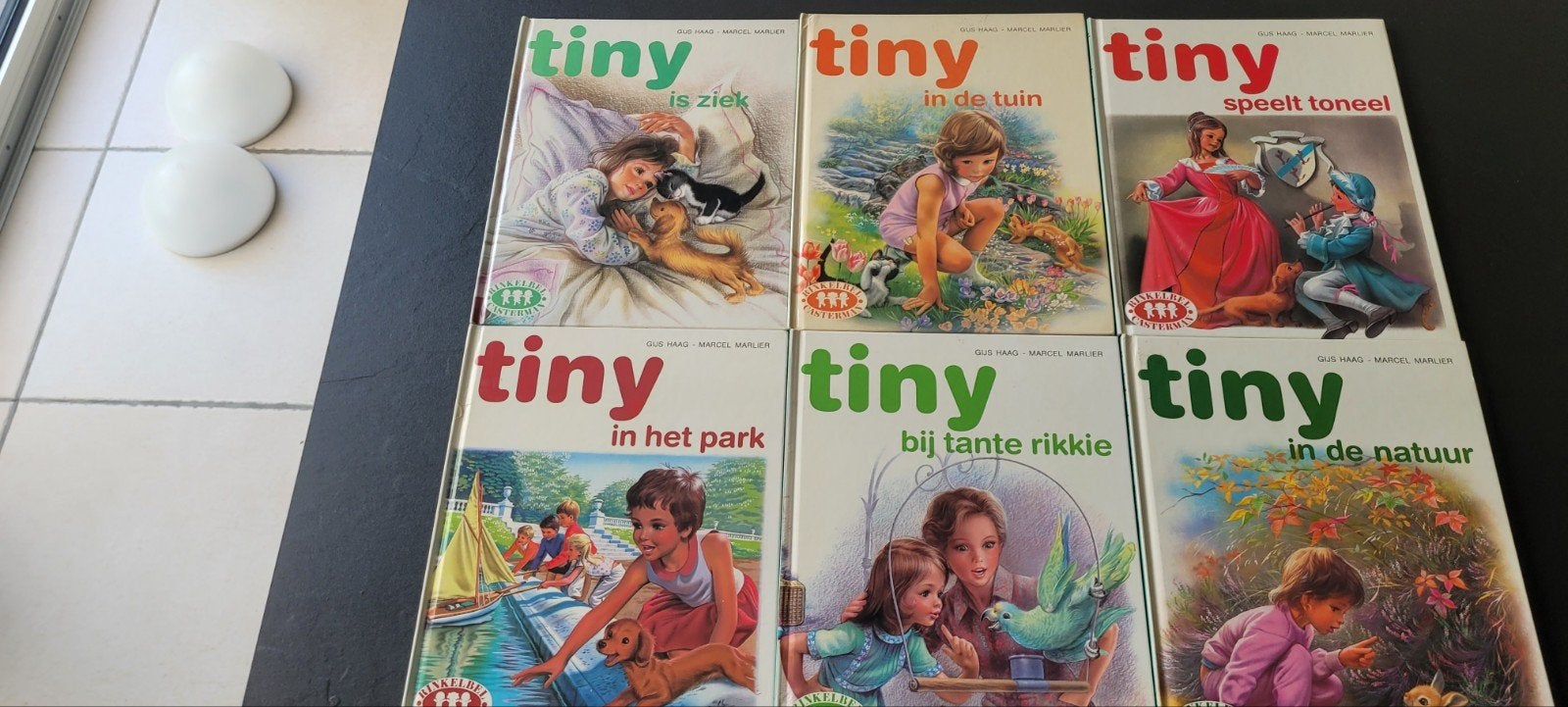 TINY 6 strips, Boeken, Gijs Haag - Marcel Marlier, Ophalen of Verzenden, Zo goed als nieuw, Fictie