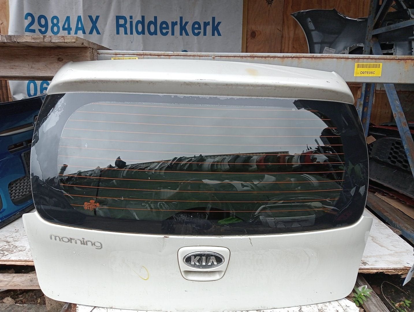 Achterklep Kia Picanto (TA) (2011 - 2017), Kia, Arrière, -, Haillon arrière
