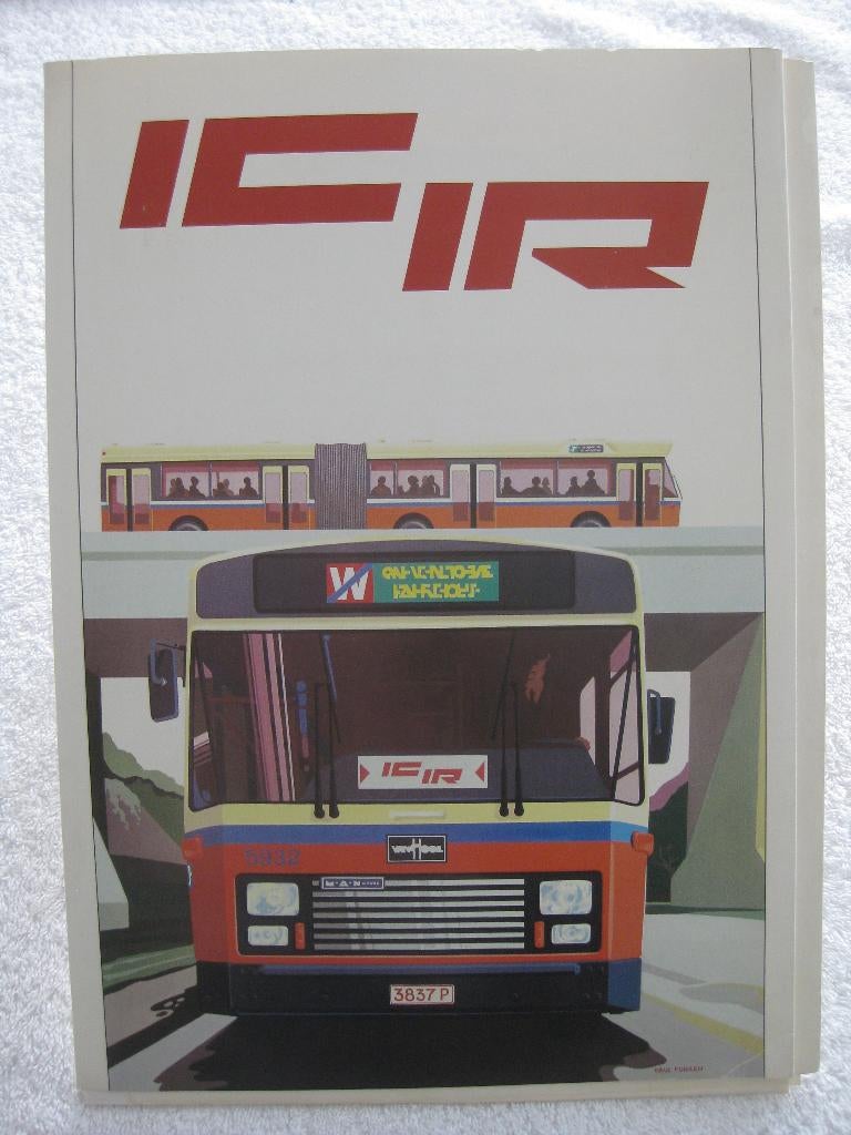 SNCB NMBS SNCV NMVB Namur – plan IC-IR – 1984 collector, Collections, Enlèvement ou Envoi, Train