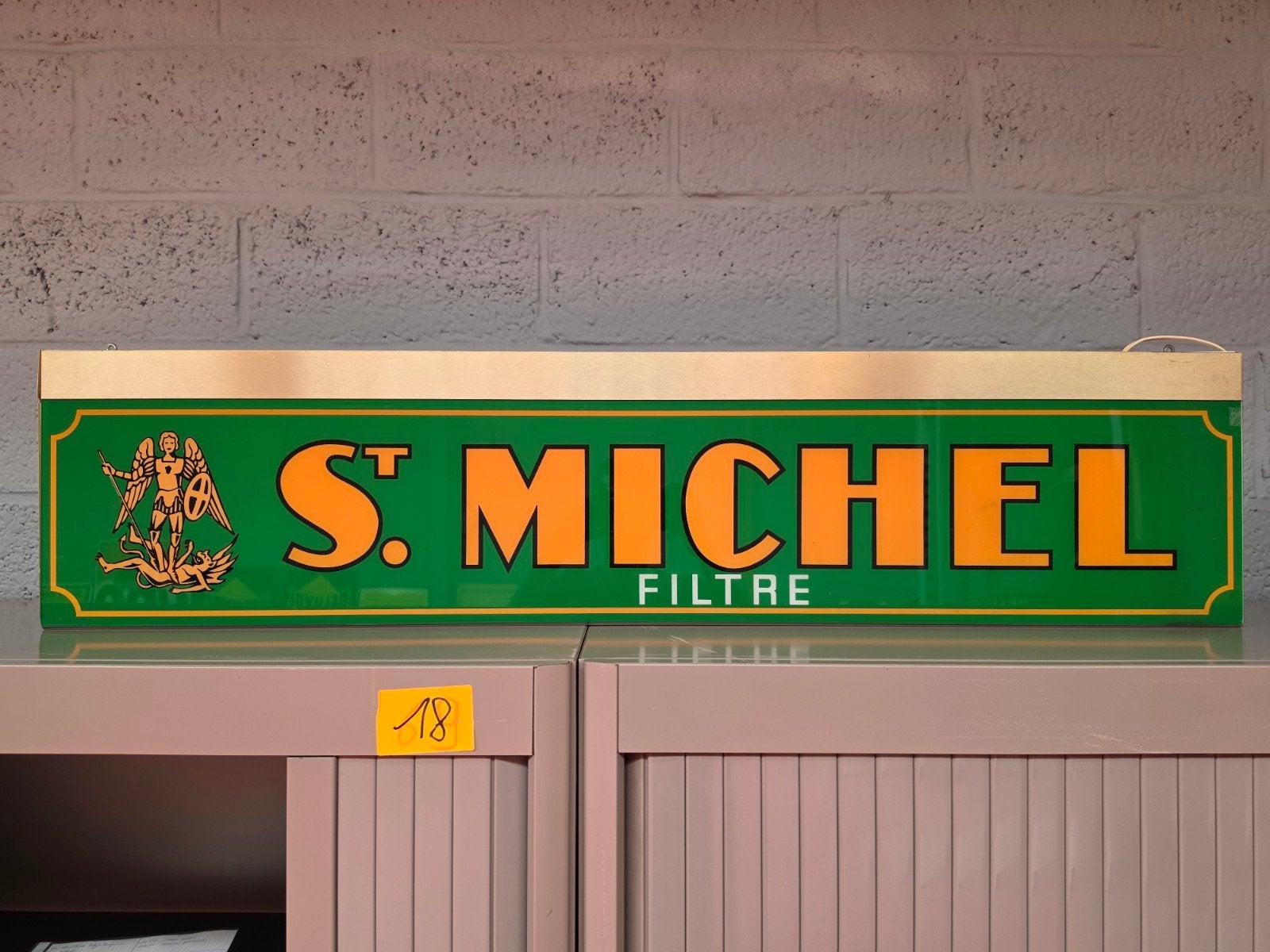 Lichtbak reclame St Michel / Zemir, Enlèvement, Comme neuf, Table lumineuse ou lampe (néon)