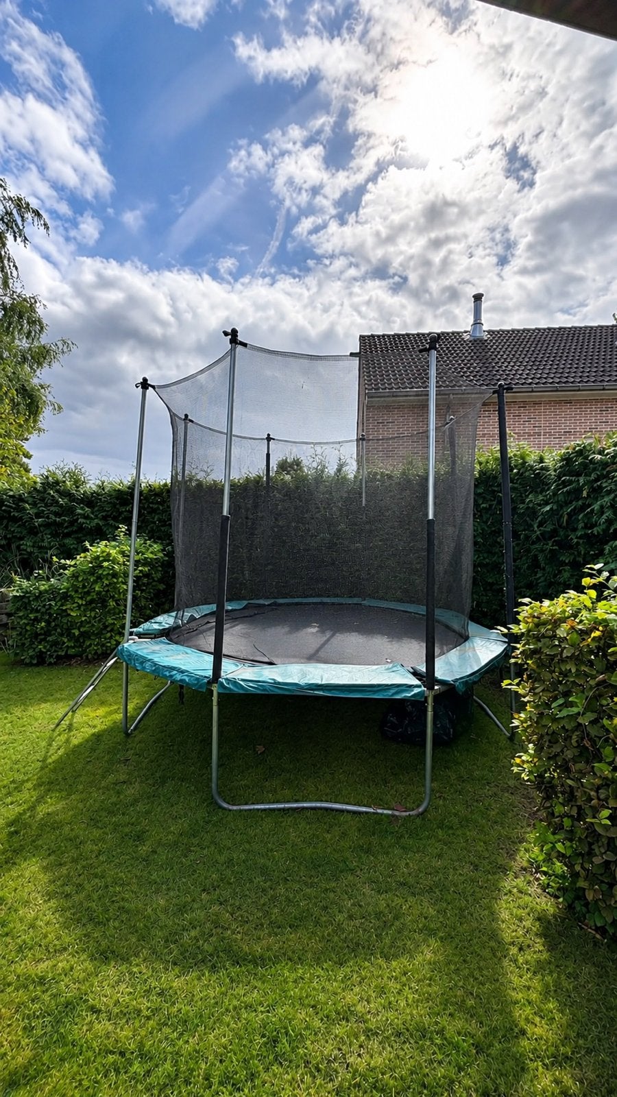 Trampoline, Ophalen, Gebruikt