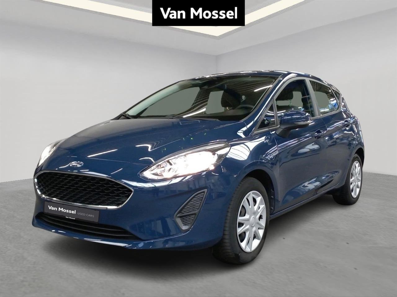 Ford Fiesta 1.1i 52kW Trend ZETELVERWARMING/PARKPILOT/AIRCO, Auto's, Voorwielaandrijving, Stof, Blauw, Lane Departure Warning