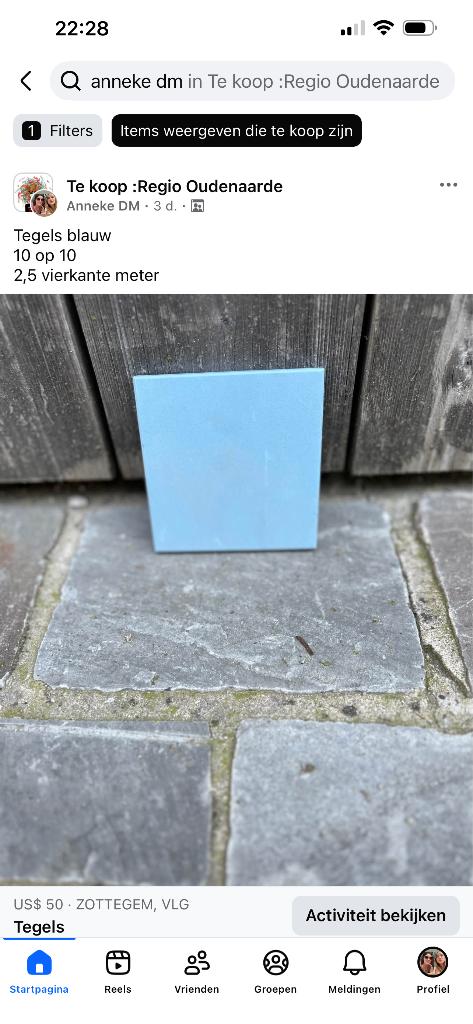 Tegels, Doe-het-zelf en Bouw, Tegels, Ophalen, Nieuw, Minder dan 5 m²