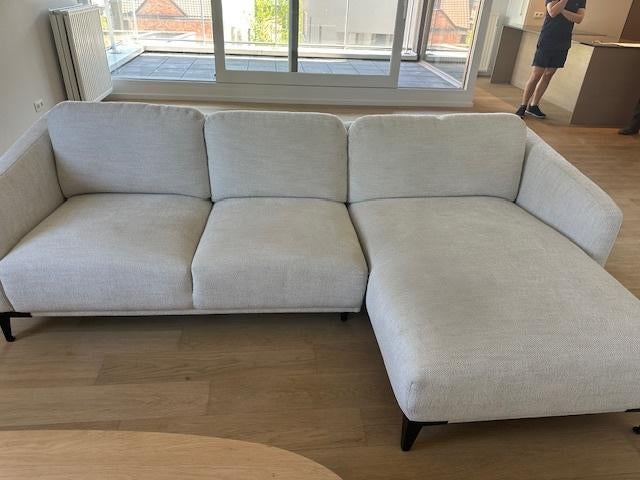 Te koop: Zetel en salontafel, Huis en Inrichting, Ophalen of Verzenden, Zo goed als nieuw
