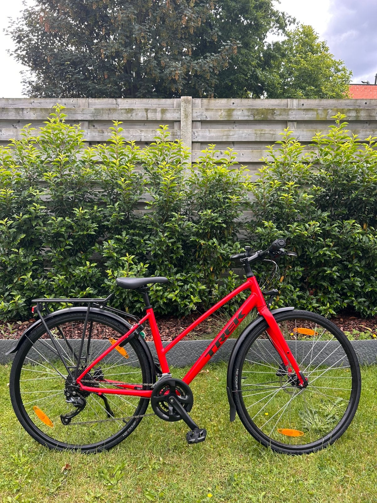 Trek FX 2 - Viper Red (stadsfiets), Minder dan 10 versnellingen, 47 tot 50 cm, Nieuw, Schijfrem