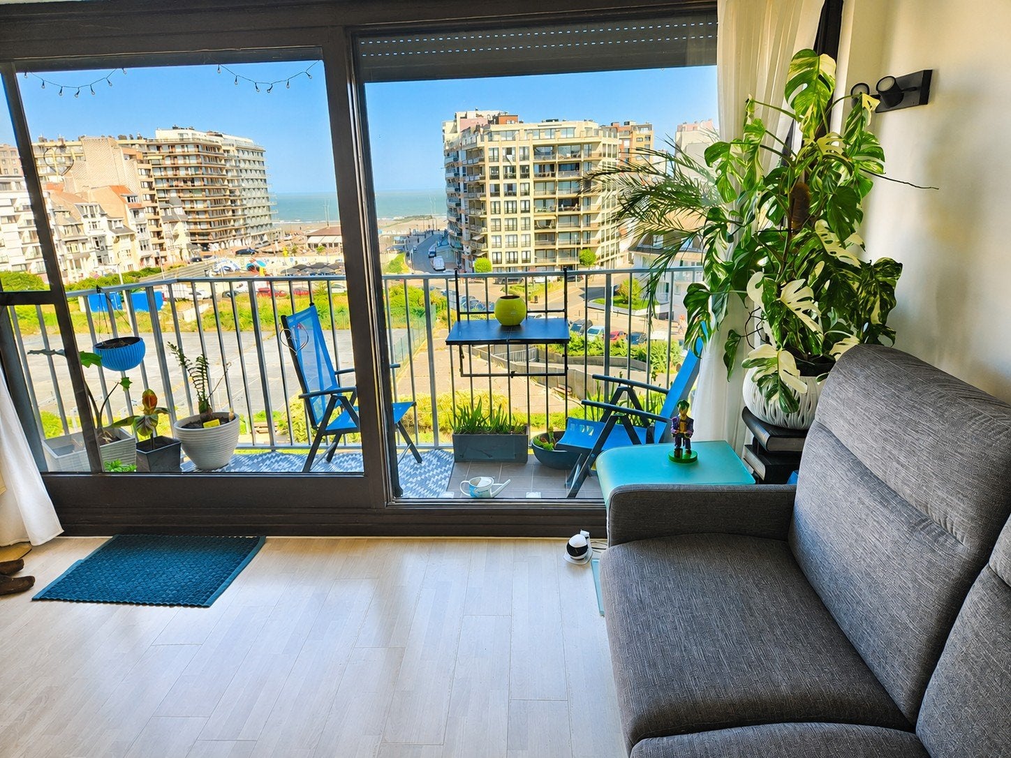 Vakantieverblijf Studio met Terras en zeezicht Westende