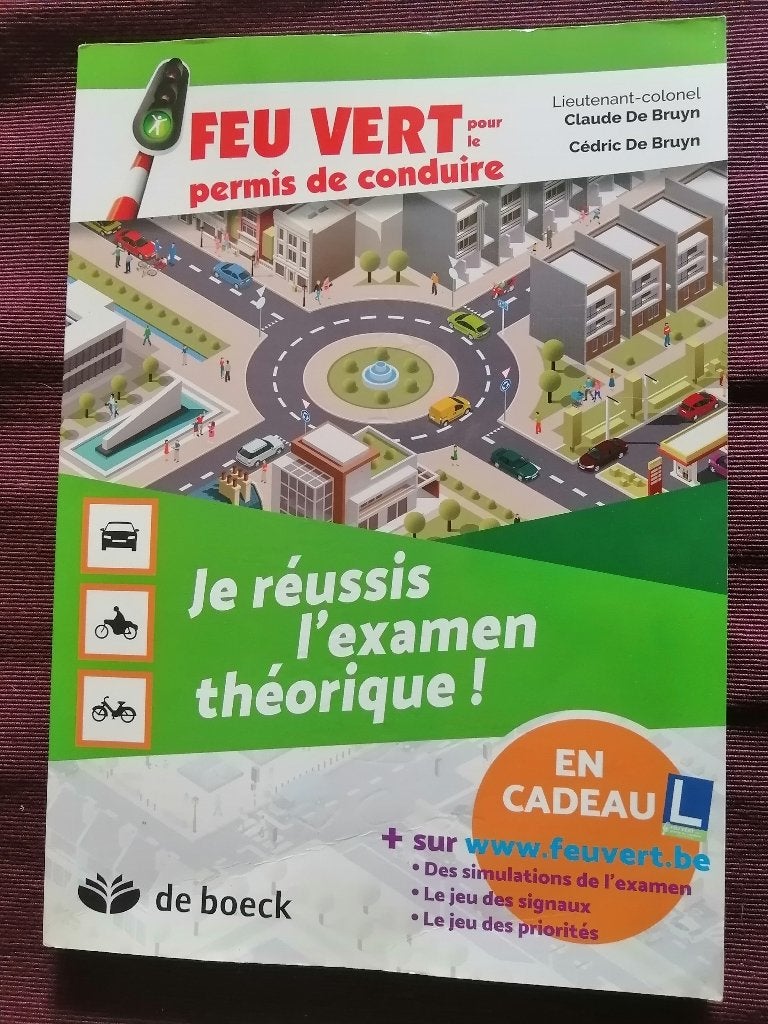 Feu Vert pour le permis de conduire, éditions De Boeck., Envoi