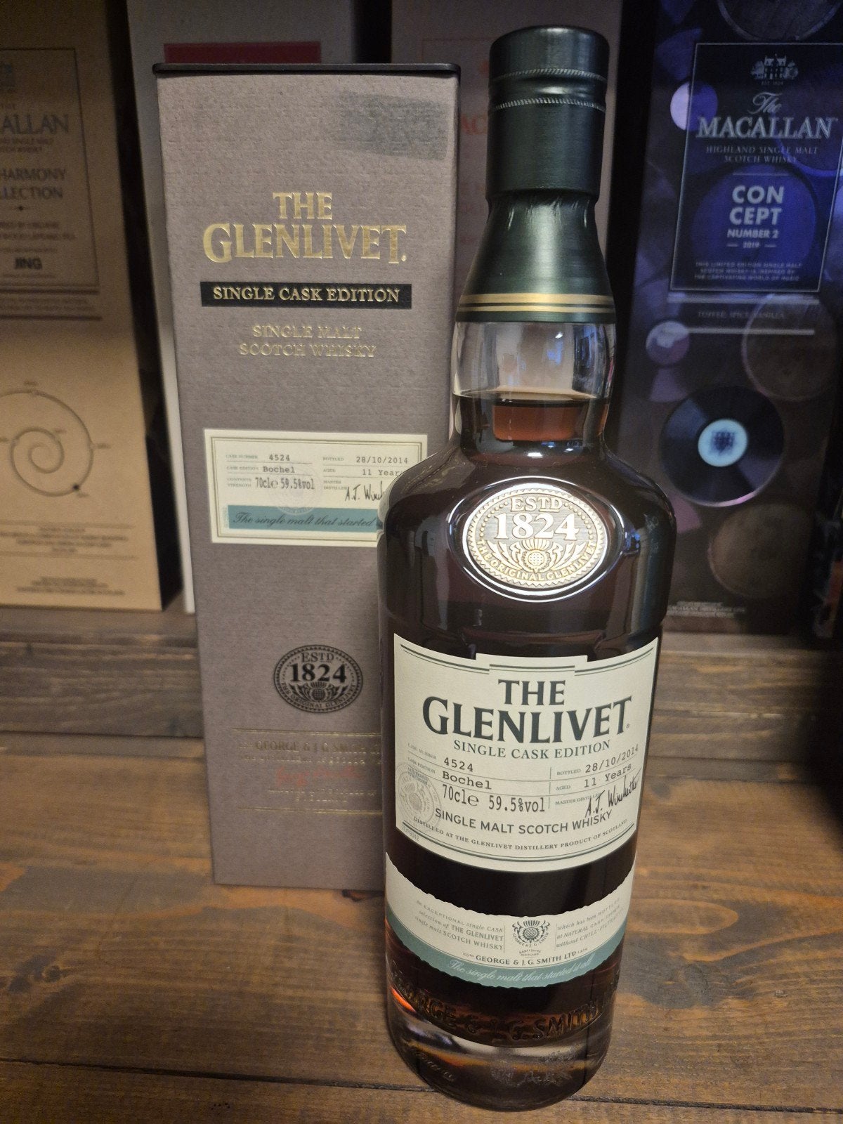 Whisky Glenlivet 11 year Bochel 59.5%, Ophalen of Verzenden, Nieuw