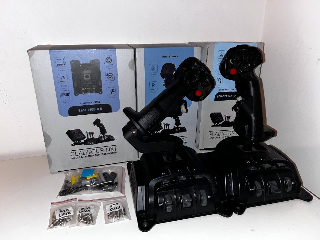 VKB Gladiator NXT EVO HOSAS Set, Computers en Software, Ophalen of Verzenden, Zo goed als nieuw, VKB