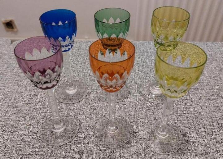 6 verres à liqueur Baccarat « Genova », Enlèvement, Comme neuf, Autres types