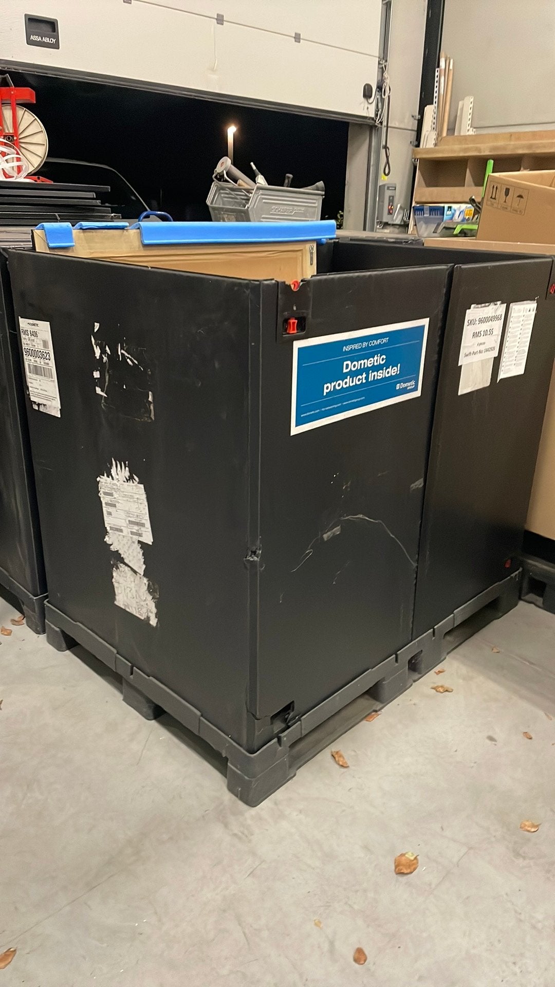 Pallet boxen invouwbaar 1m op 1.40m op 1.25m hoog, Doe-het-zelf en Bouw, Ophalen, Gebruikt, Opvouwbaar, 60 cm of meer