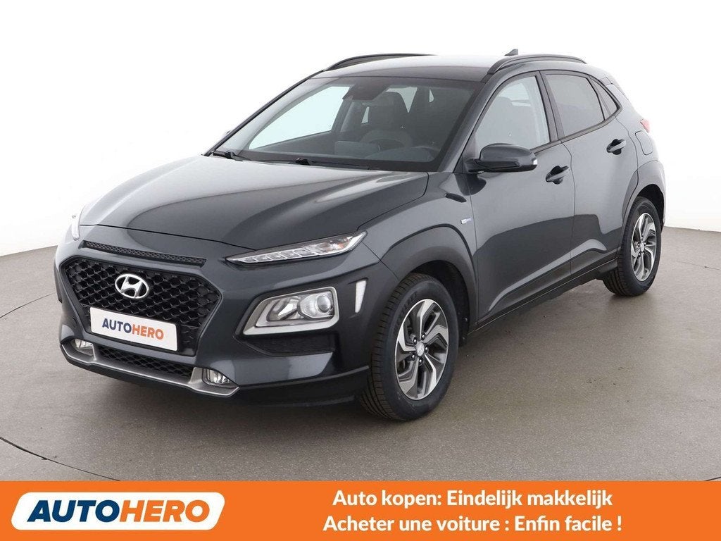 Hyundai KONA 1.6 Hybrid Style 2WD (bj 2020, automaat), Auto's, Hyundai, Stof, Gebruikt, 1580 cc, 115 g/km