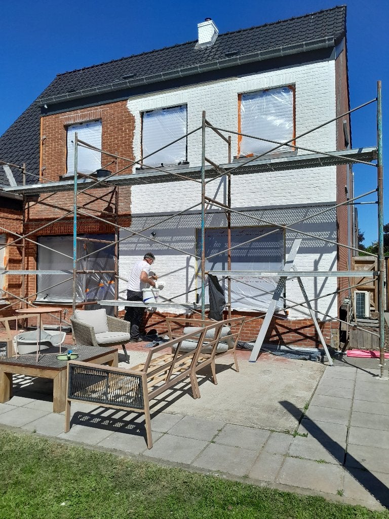Metserstelling, Doe-het-zelf en Bouw, Steigers, Ophalen, Gebruikt, Gevelsteiger, 5 meter of hoger