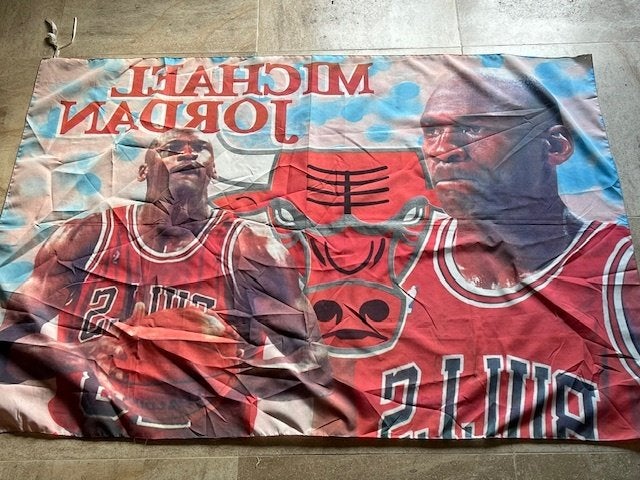 grote vlag Michael Jordan, Sport en Fitness, Basketbal, Ophalen, Overige typen