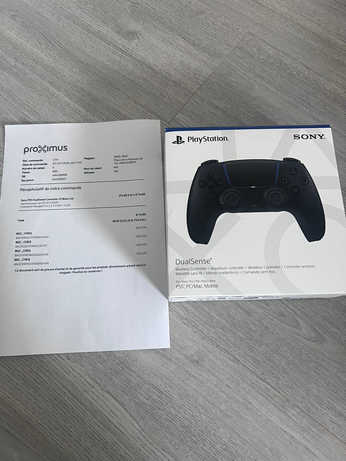 Manette ps5 noir neuf, Consoles de jeu & Jeux vidéo, Enlèvement ou Envoi, Neuf, PlayStation 5, Sans fil