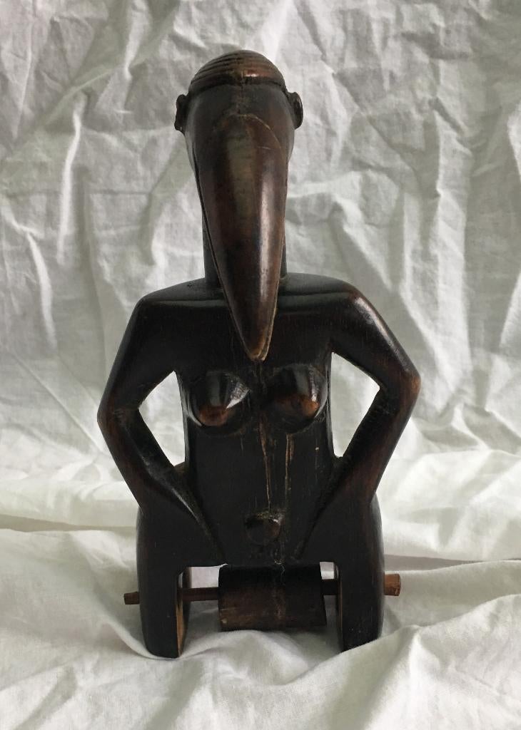 Ivoorkust Afrika Baoule katrol mid century, Ophalen of Verzenden