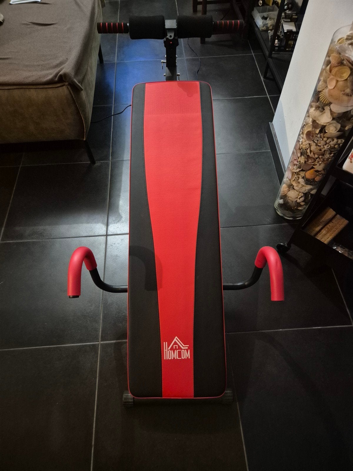 multipurpose buikspierbank, Sports & Fitness, Enlèvement, Comme neuf, Bras, Banc d'exercice