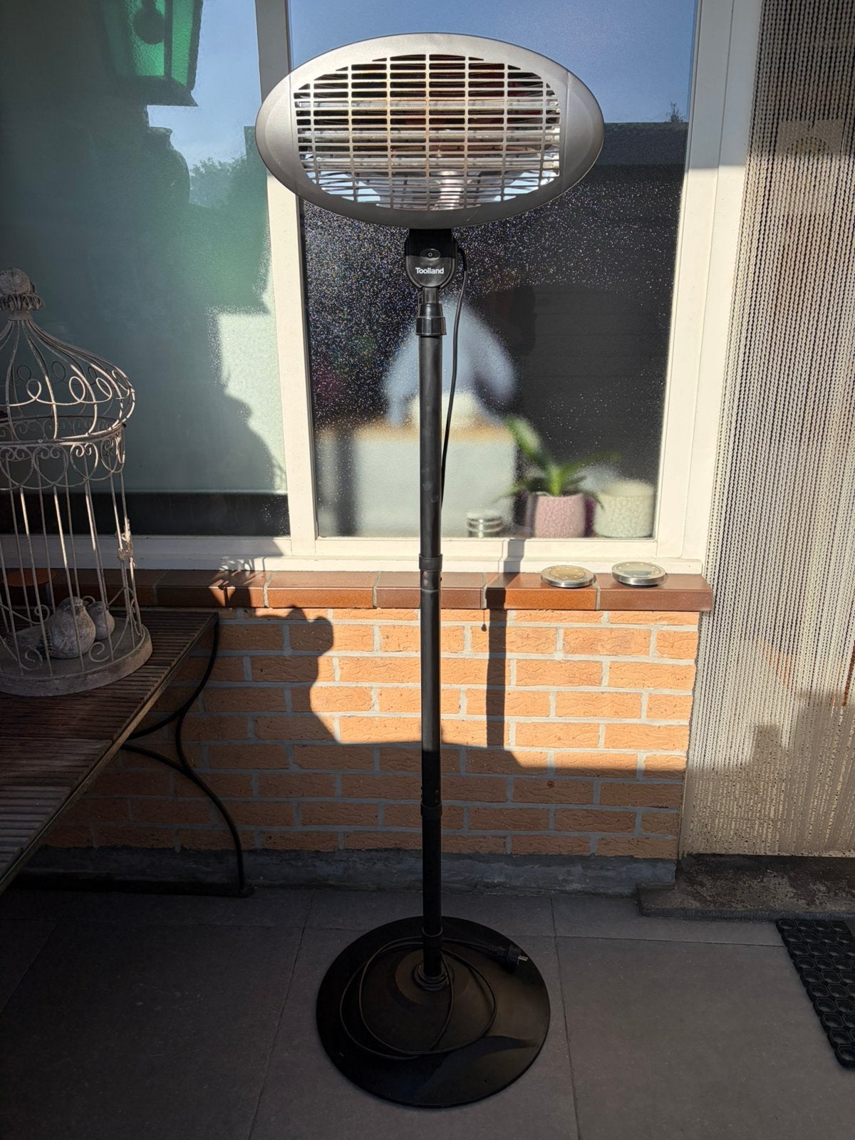 Radiateur de terrasse, fonctionne parfaitement., Électrique, Sol, Enlèvement, Utilisé