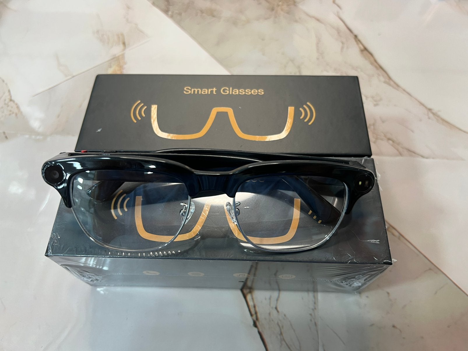 Lunettes intelligentes AI avec caméra et BluetoothNouveautés, Enlèvement, Comme neuf