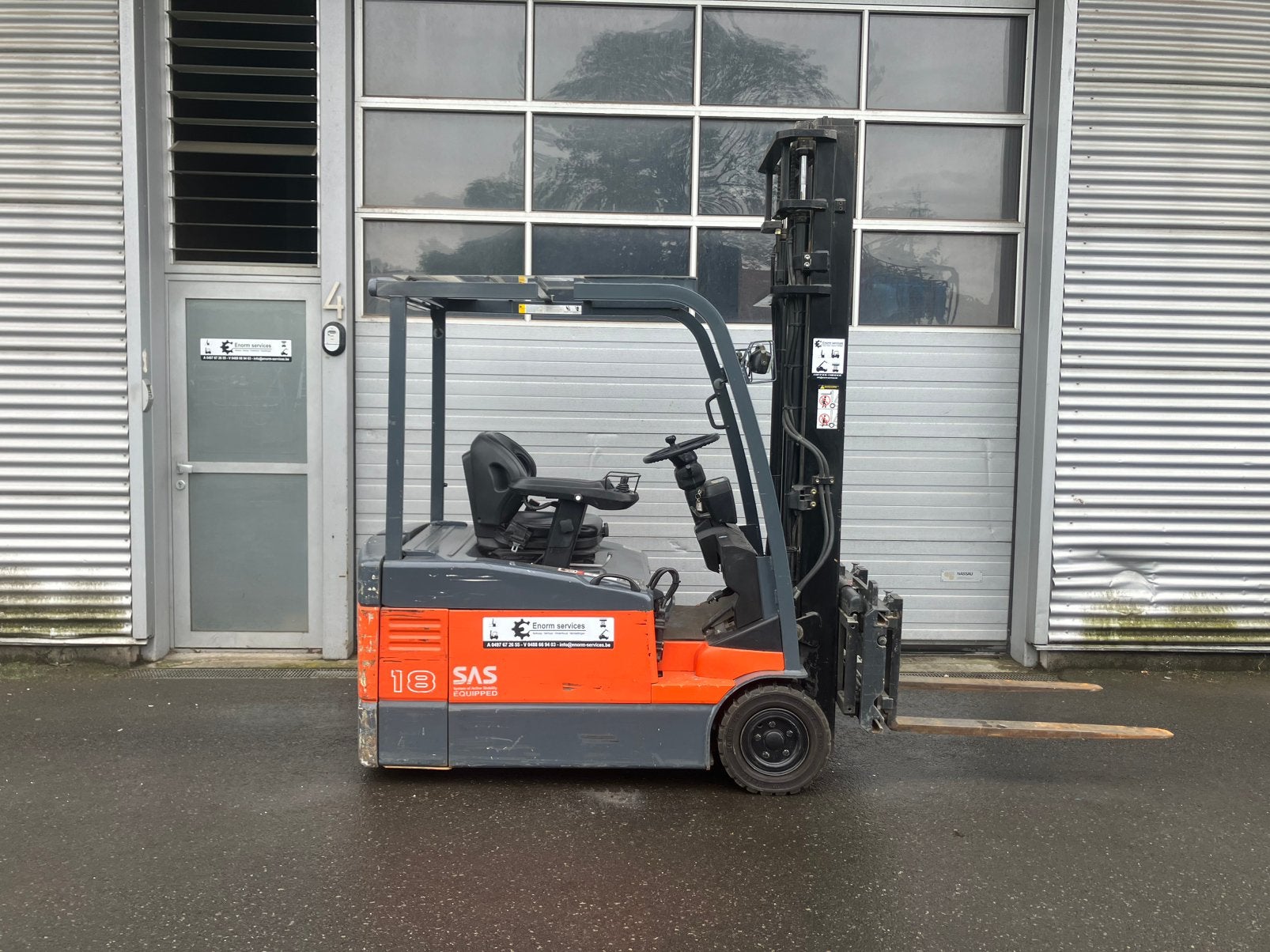Heftruck Toyota 1,8 Ton elektrisch, Enlèvement