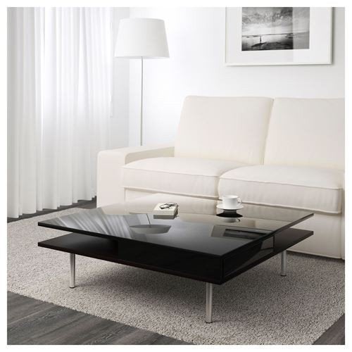 zware ikea salon tafel glanzend zwart, Huis en Inrichting, Ophalen