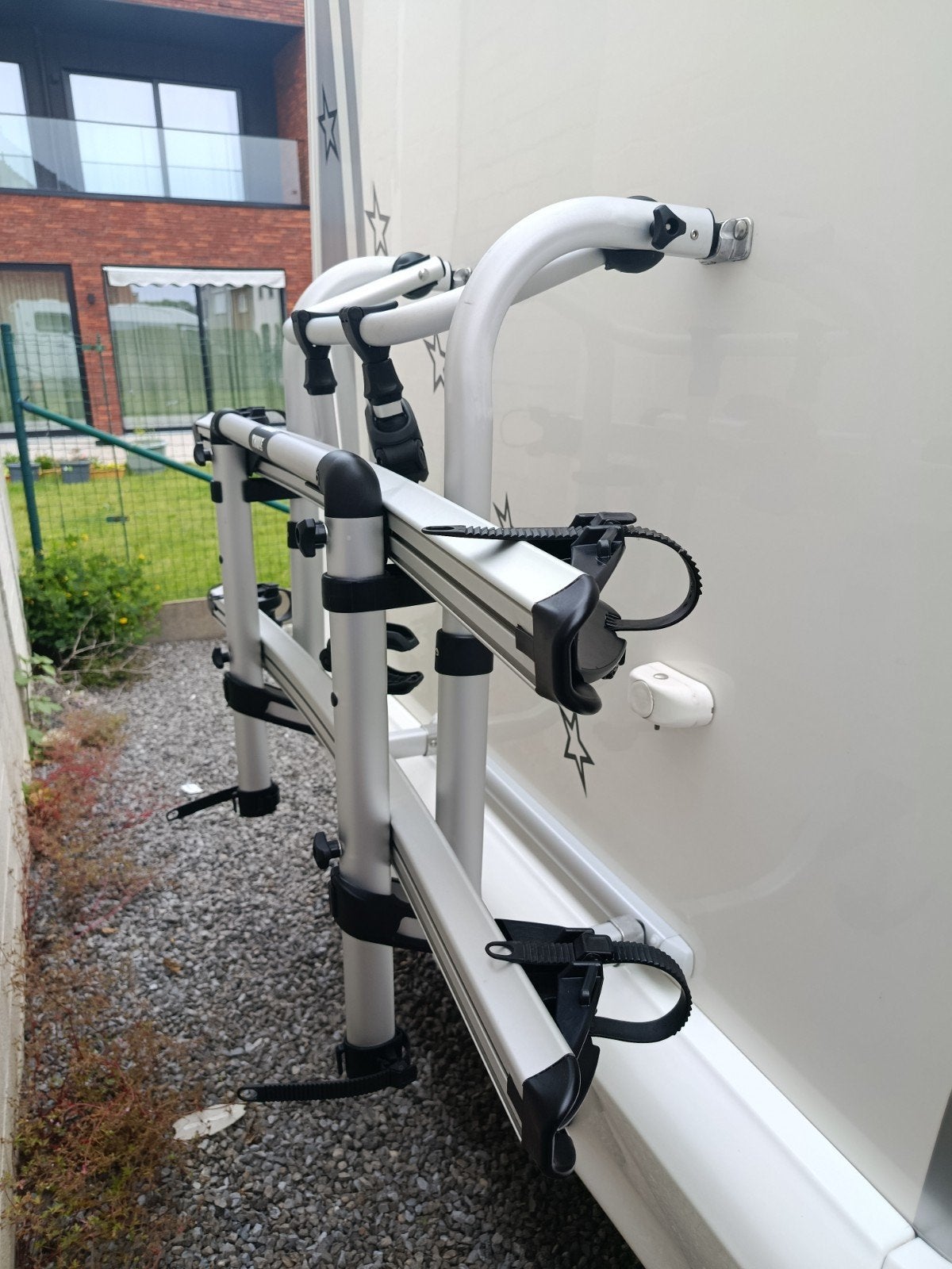 Fietsendrager, Ophalen, 2 fietsen