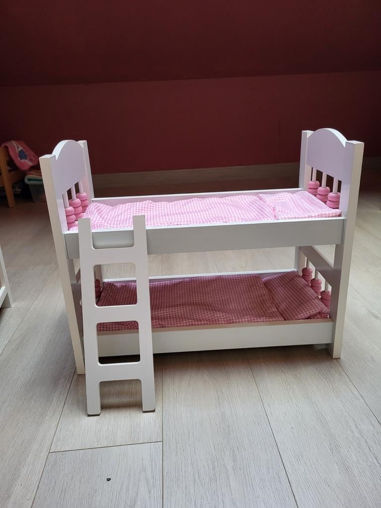 Stapelbed voor poppen, Ophalen, Stapelbed