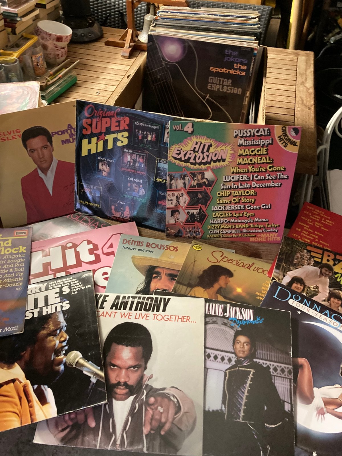 100 lp’s/allerlei, Cd's en Dvd's, Ophalen, Zo goed als nieuw, LP