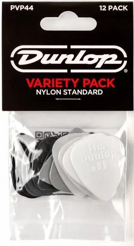 Jim Dunlop PVP44 Nylon Variety Pack Plectrum 12-pack, Enlèvement ou Envoi, Neuf, Guitare acoustique