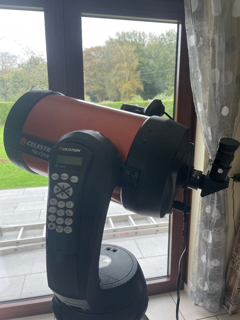 Celestron Nexstar 8 SE GoTo-telescoop + StarSense Autoaligne, Ophalen, Gebruikt, 200 mm of meer, Met statief