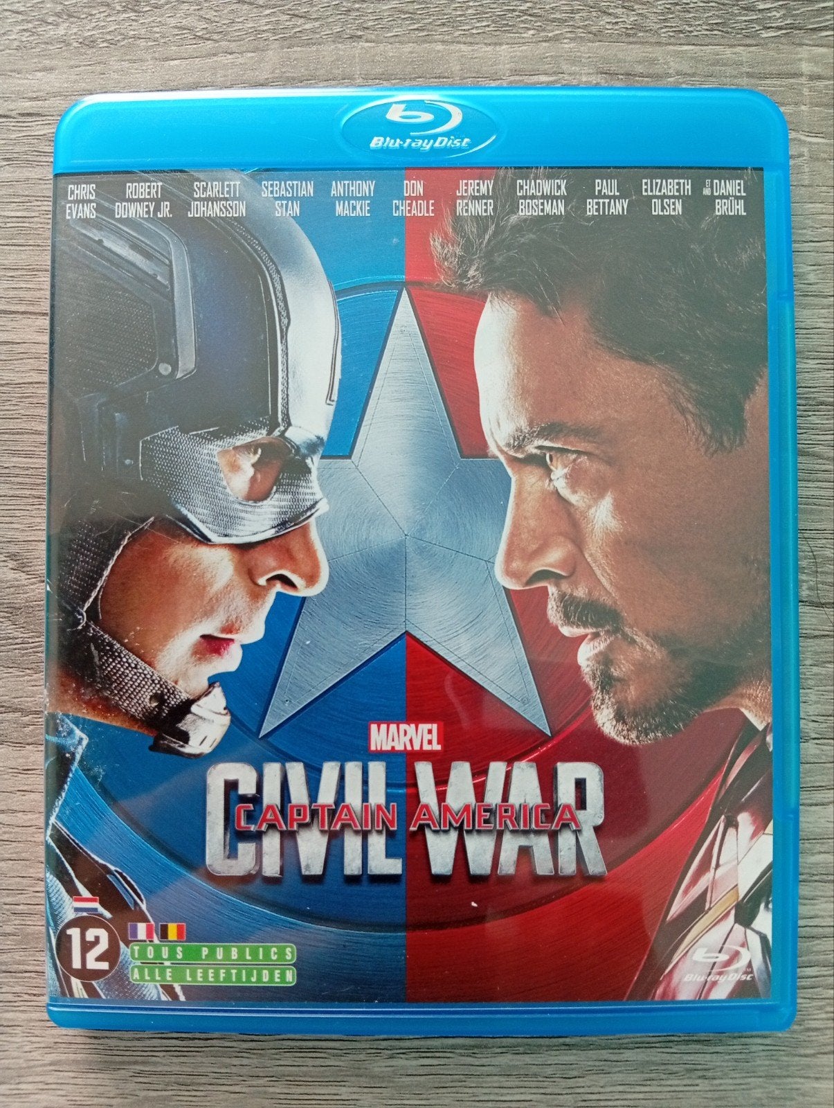 captain America civil war fantasy Blu ray Chris Evans, Inclusief extra's, Alle leeftijden, Nederlands, Film