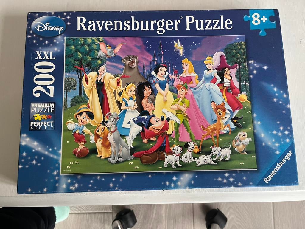 Puzzel disney 200 stukken, Ophalen of Verzenden, Minder dan 500 stukjes, Zo goed als nieuw, Legpuzzel