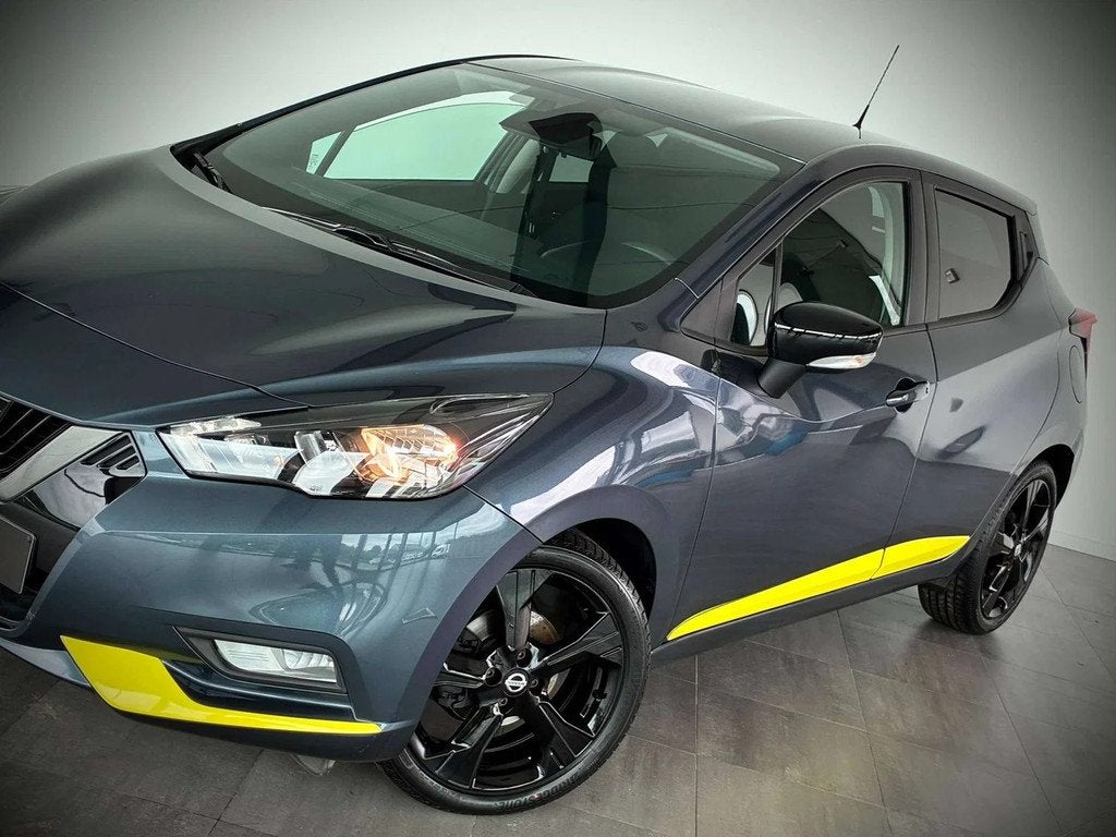 Nissan Micra 1.0 IG-T KIIRO-1ERPRO-JANTES17-AIRCO AUTO-PDC, Autos, Argent ou Gris, Achat, Euro 6, Entreprise