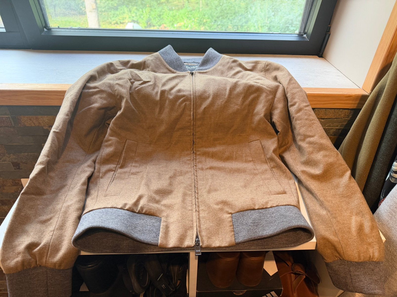 Hugo Boss jacket (Marzotto), Vêtements | Hommes, Enlèvement, Porté, Taille 46 (S) ou plus petite, Beige