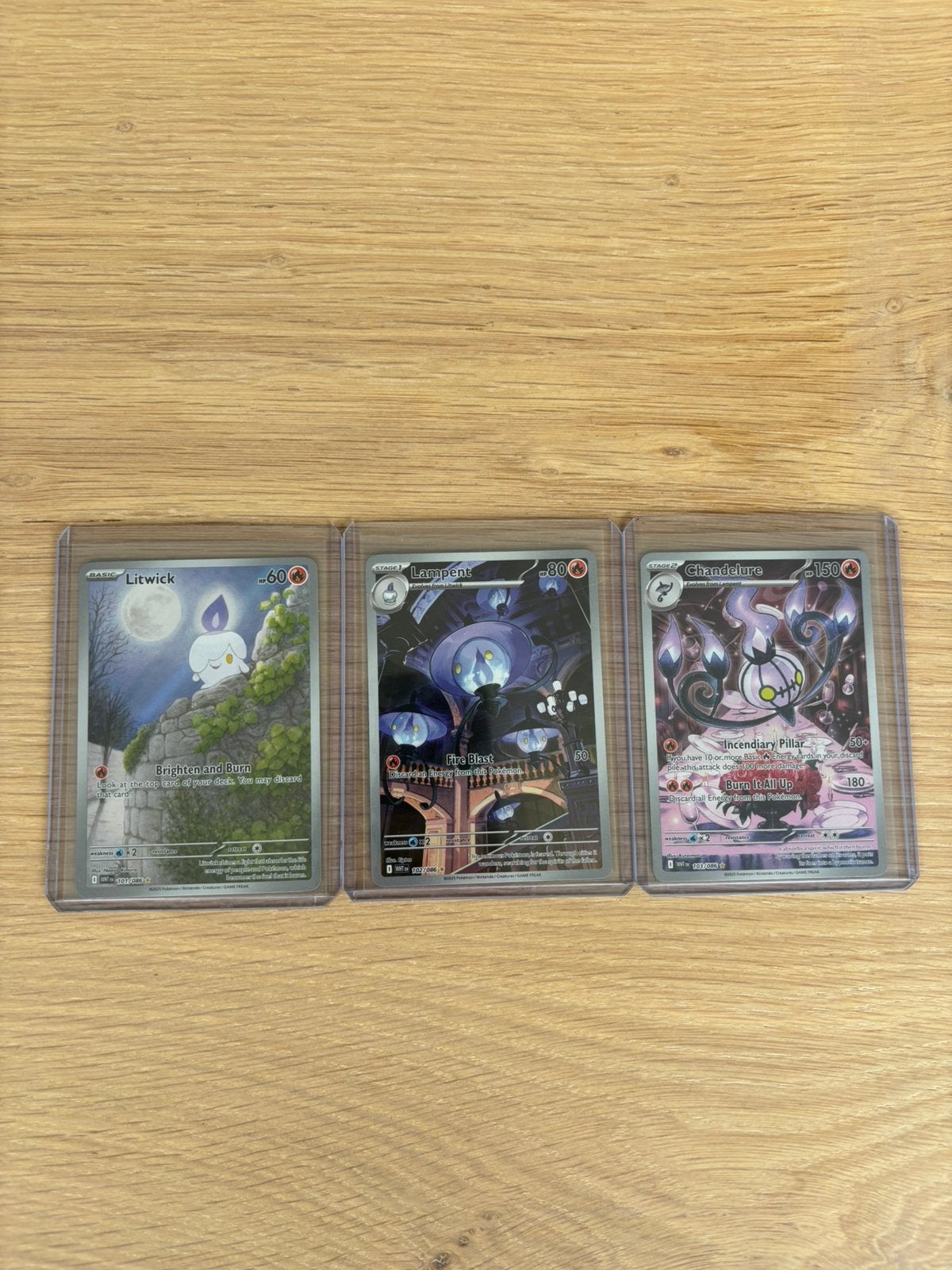 Litwick Evolution Line IR White Flare, Ophalen of Verzenden, Zo goed als nieuw, Meerdere kaarten, Foil