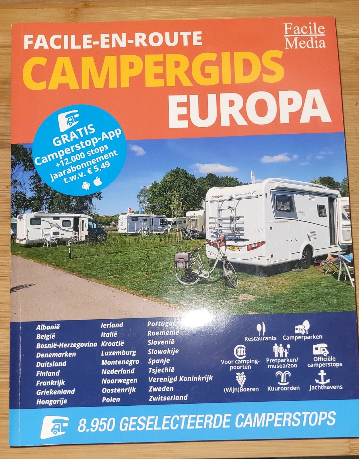 Nouveau guide de camping pour les mobil-homes en Europe, Enlèvement
