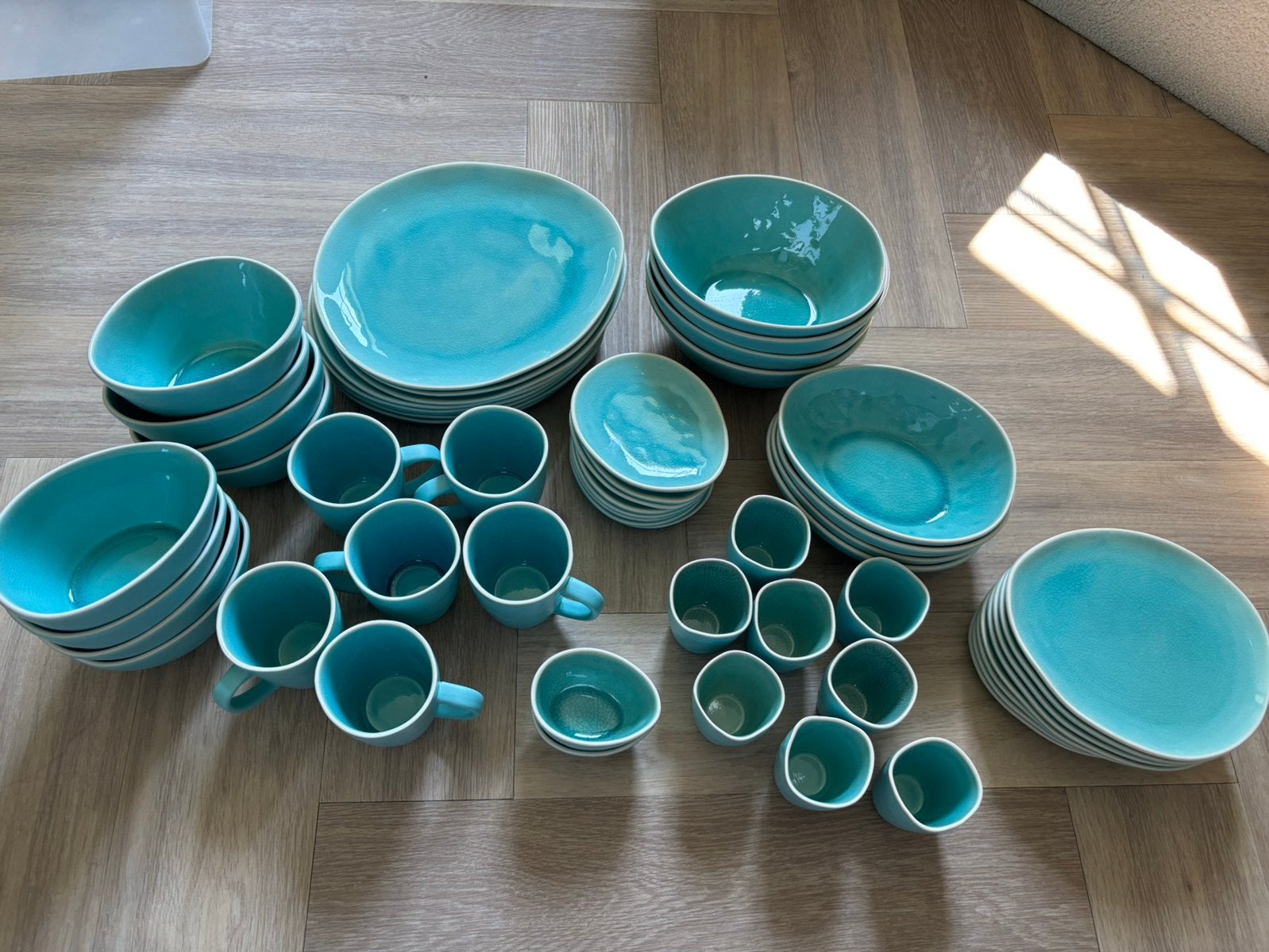 Jewel servies blauw, Ophalen, Overige materialen, Zo goed als nieuw, Effen