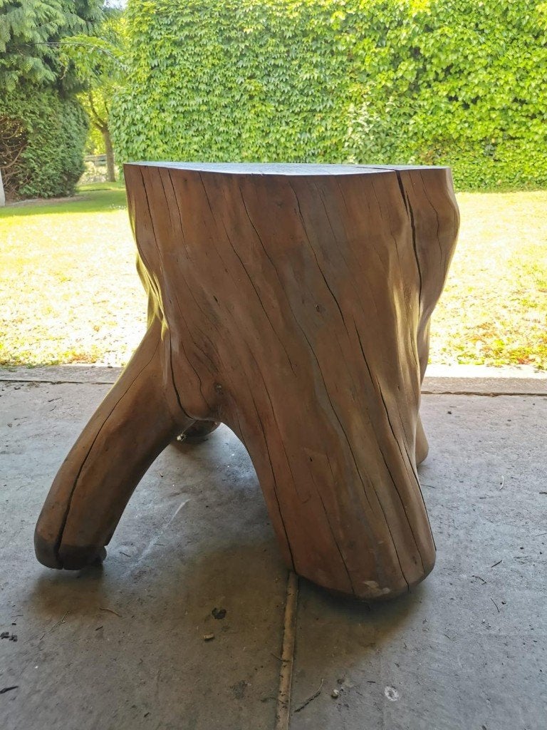 Decoratieve tafelstronk, Ophalen, Zo goed als nieuw, 90 cm, Hout