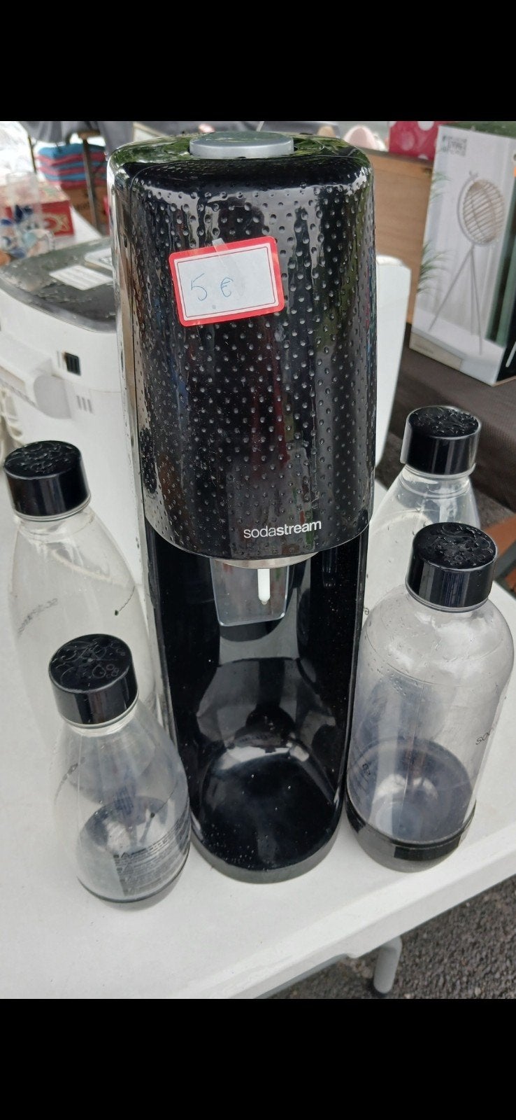 soda stream, Enlèvement, Utilisé