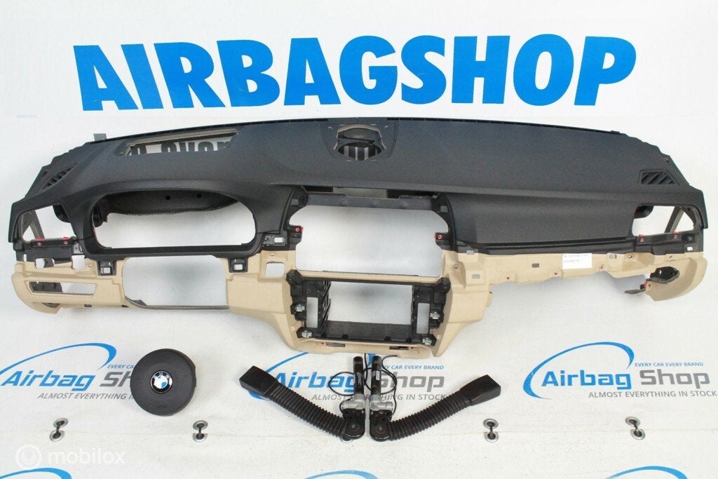 Airbag kit Tableau de bord M noir beige BMW F10, Enlèvement ou Envoi, Utilisé