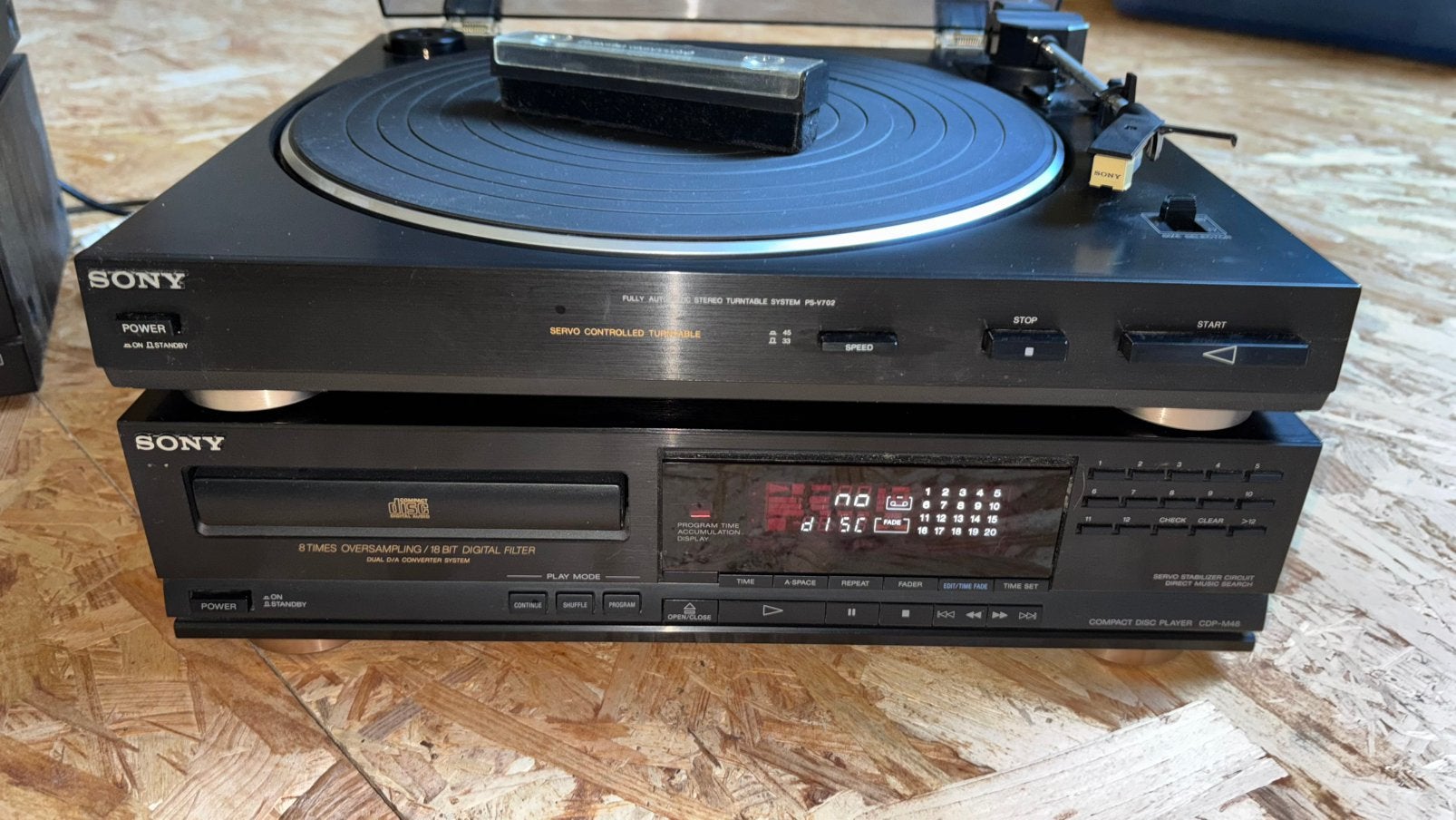 Chaine Hi-Fi Sony-Kenwood, TV, Hi-fi & Vidéo, Deck cassettes ou Lecteur-enregistreur de cassettes, Enlèvement, Utilisé, Composants en vrac