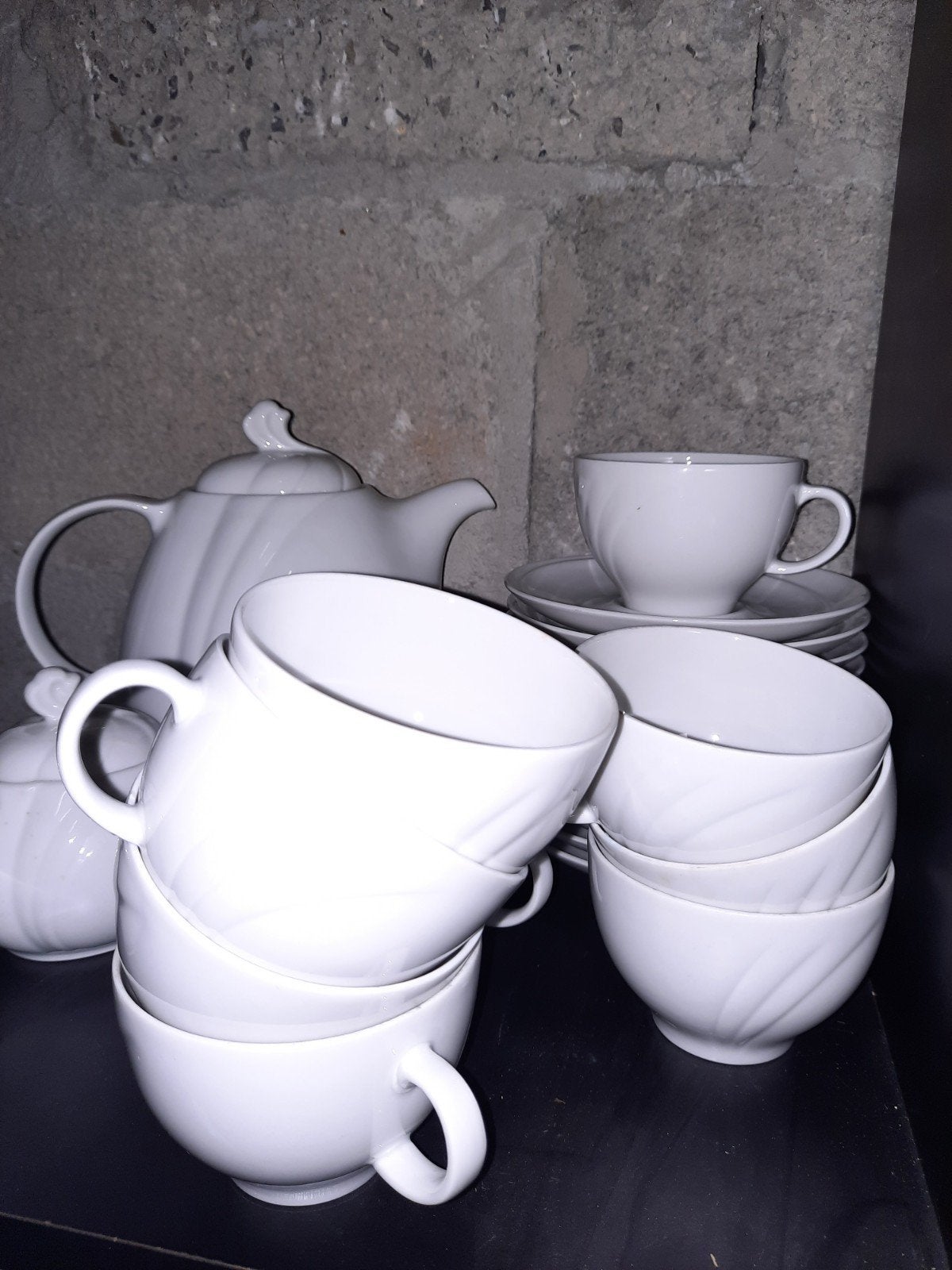 service à café, Enlèvement